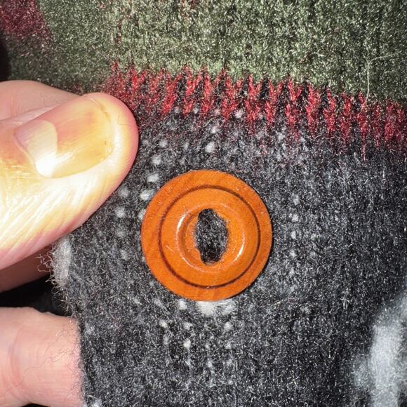 Vintage Rumiñahui Wool Jacket W/ Geometric Pattern Size Xl - Picture 3 of 5